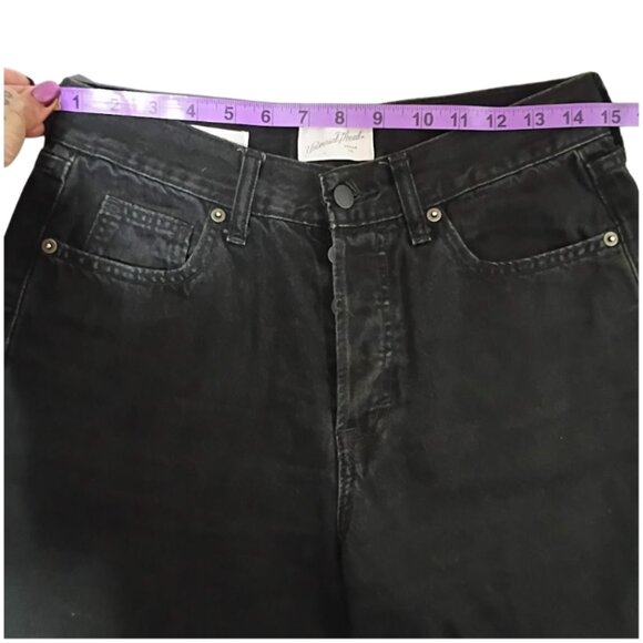 Universal Threads Mid-Rise Super Wide Leg Jeans - Black 4 - Picture 4 of 8